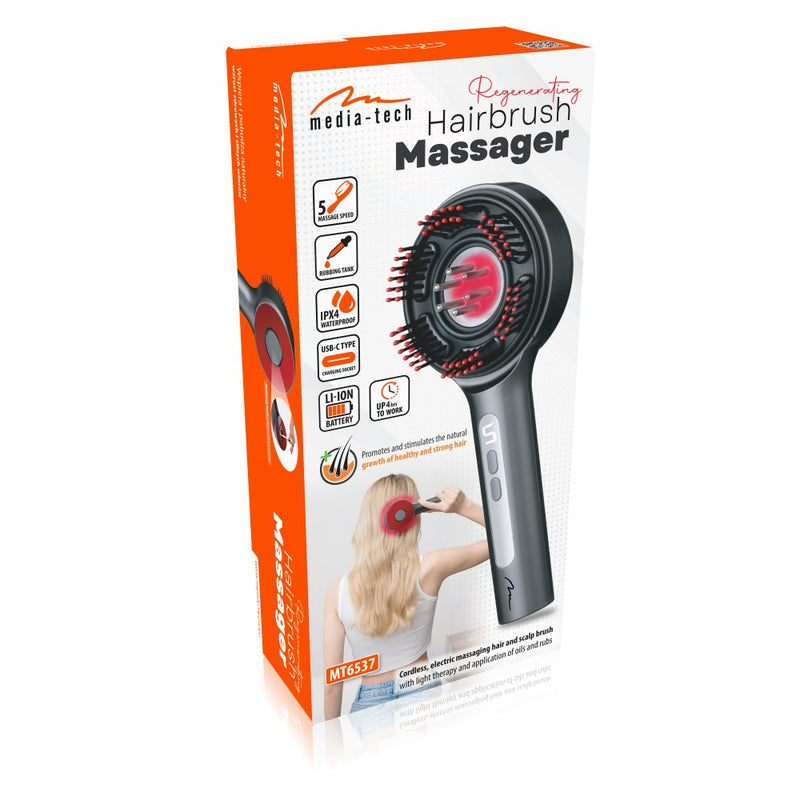 Media-Tech MT6537 Regenerating Hairbrush Massager