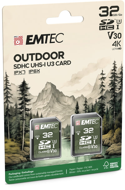 Emtec SD 32GB UHS-I U3 V30 Outdoor 2 pcs