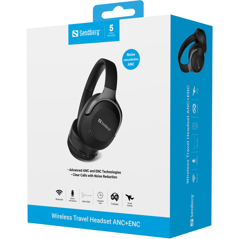 Sandberg 126-53  Wireless Travel Headset ANC