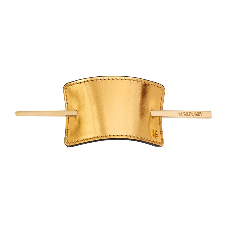 BALMAIN HAIR hair clip / Gold Hair Barrette + gift Balmain bag worth 85 eur