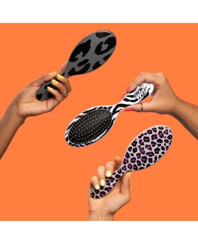 WetBrush Safari Original Detangler Plaukų šepetys Pink Leopard
