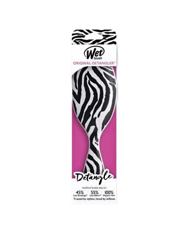 WetBrush Safari Original Detangler Plaukų šepetys Zebra