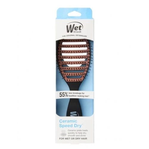 WetBrush Ceramic Speed Dry plaukų šepetys džiovinimui Black