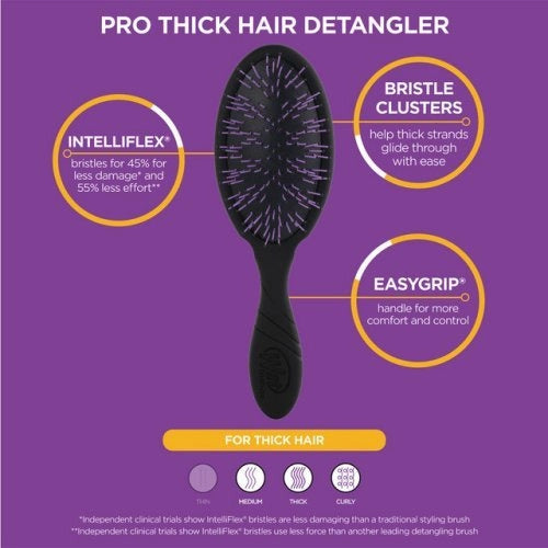 WetBrush Thick Hair Pro Detangler Brush plaukų šepetys 1 vnt.