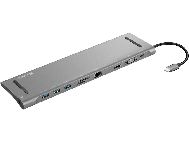 Sandberg 136-31 USB-C 10-in-1 Docking Station 