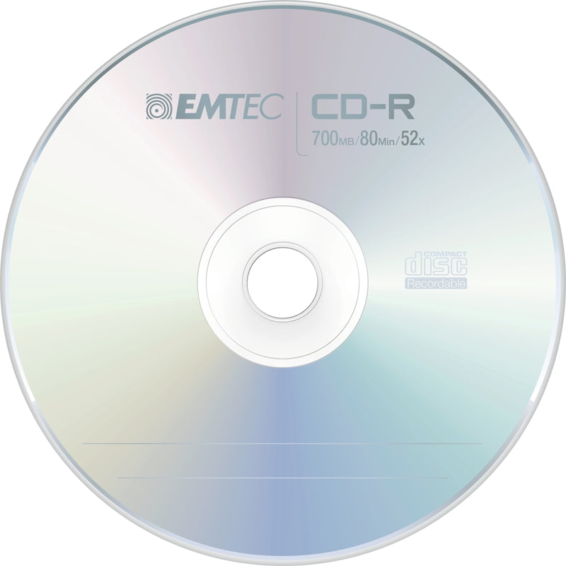 Emtec CD-R 700MB/80MIN 52x Free Party 25 pcs