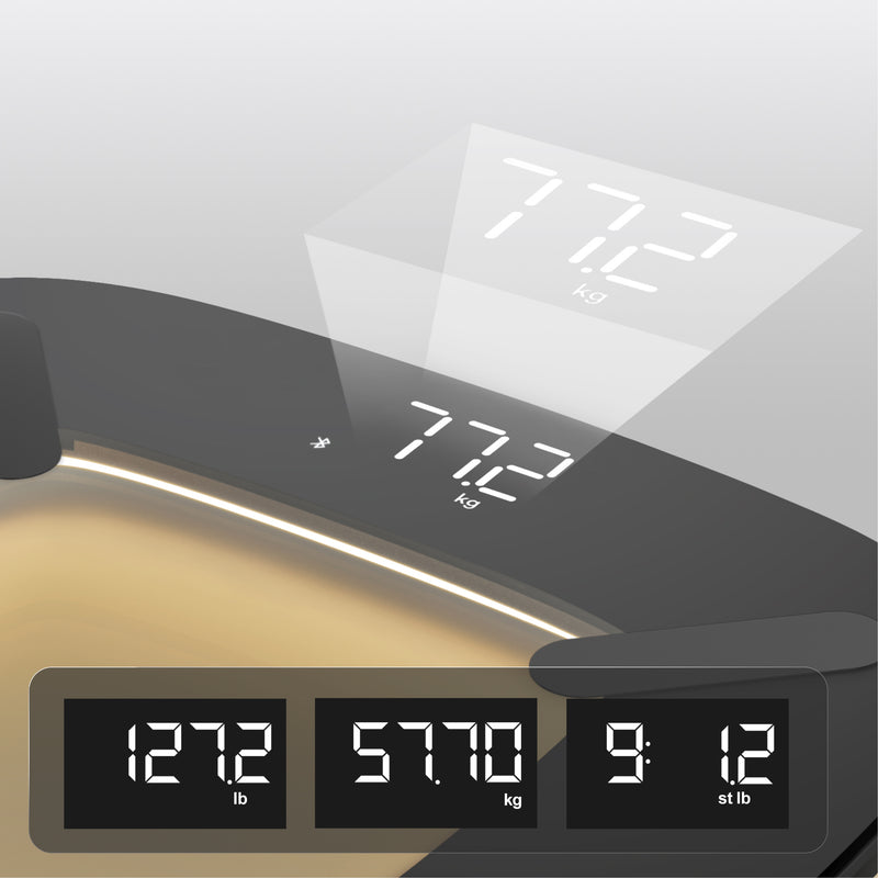 Homedics SCL-B200-BK3R GLO Body Analyser Bath Scale