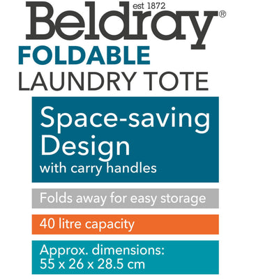Beldray LA032142DFEU7 Foldable Laundry Tote