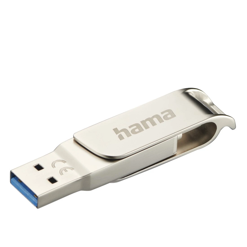 Hama 00182491 C-Rotate Pro 128GB USB 3.0 silver