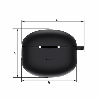 Manta MTWS008ETUI RYTMO Earphones Case, Black