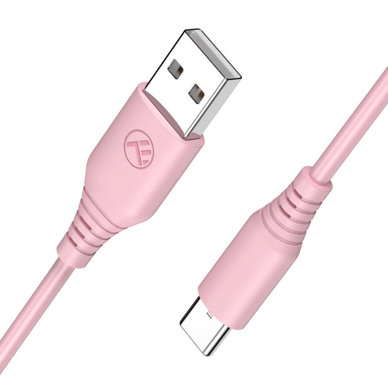 Tellur Silicone USB to Type-C Cable 3A 1m Pink