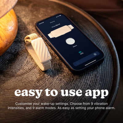 Homedics  SS-WB100BK-WW WakeBand, Your Silent Alarm, Black