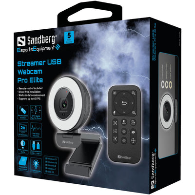 Веб-камера Sandberg 134-39 Streamer USB Pro Elite