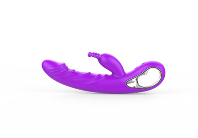 Erolab Cheeky Bunny G-spot &amp; Clitoral Massager Purple (ZYCP01p)