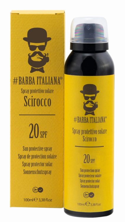 Солнцезащитный спрей Barba Italiana SPF20 Scirocco BI00007, 100 мл