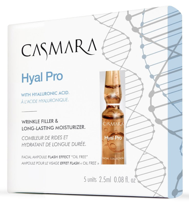 Ampoules for facial skin Casmara Hyal Pro Ampoule CASA00011, firming, refreshing facial skin, 2.5 ml, 5 pcs