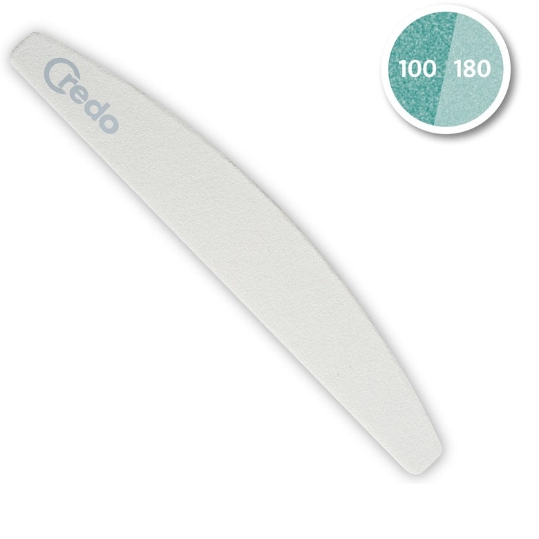 Professional file for extension nails Credo CRE27110, 180 mm, 100/180