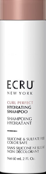 Plaukus drėkinantis šampūnas Ecru NY Hydrating Shampoo ENYCPHS2, skirtas garbanotiems plaukams, 60 ml