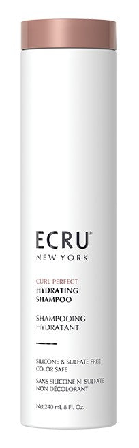 Plaukus drėkinantis šampūnas Ecru NY Hydrating Shampoo ENYCPHS8, skirtas garbanotiems plaukams, 240 ml