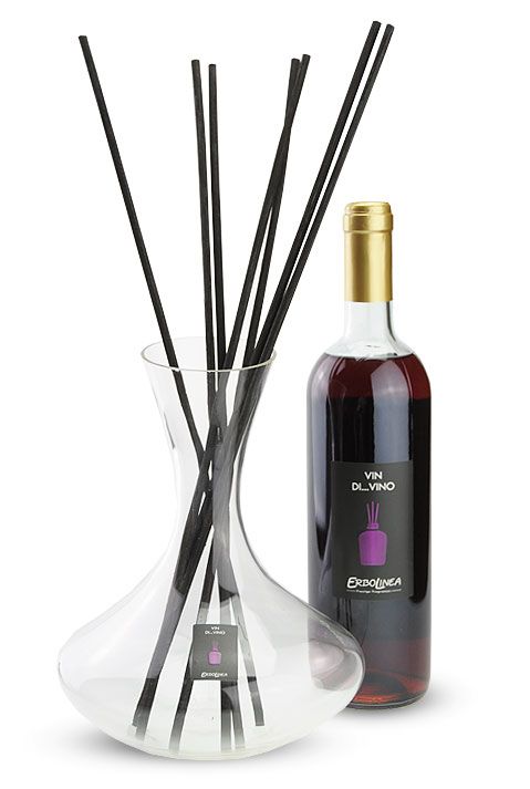 Home fragrance with sticks Erbolinea Decanter Vin Di Vino ERBDECANTERVIN, 750 ml