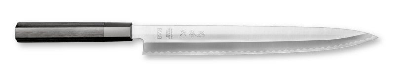 Japoniško plieno peilis KAI Seki Magoroku Yanagiba KK-0027 universalus, 27 cm ašmenys
