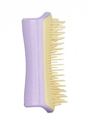 Plaukų šepetys gyvūnams Pet Teezer Detangling & Dog Grooming Brush Lilac Yellow PT31045, violetinis su geltonu