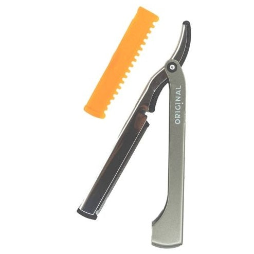 Dual use razor Sibel, 2 blade holders - straight and filing