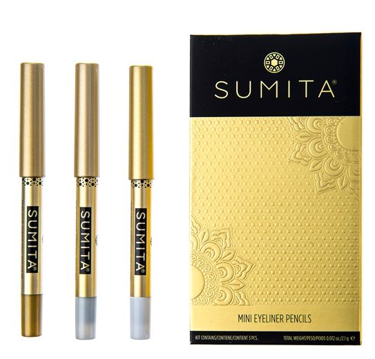 Set of eye pencils Sumita Mini Eyeliner Pencils, 3 pcs