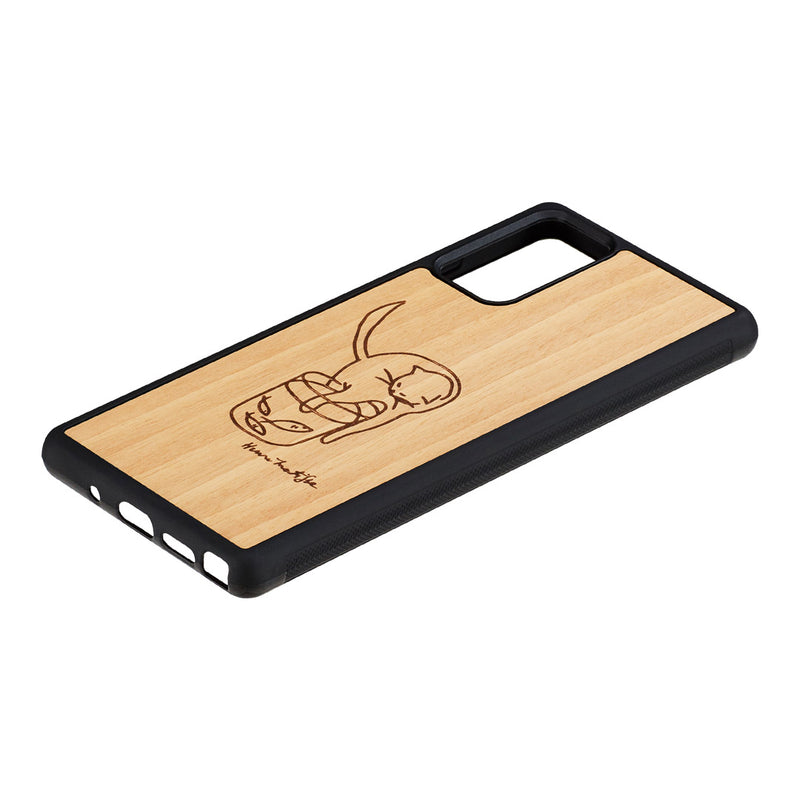 MAN&amp;WOOD case for Galaxy Note 20 cat with fish