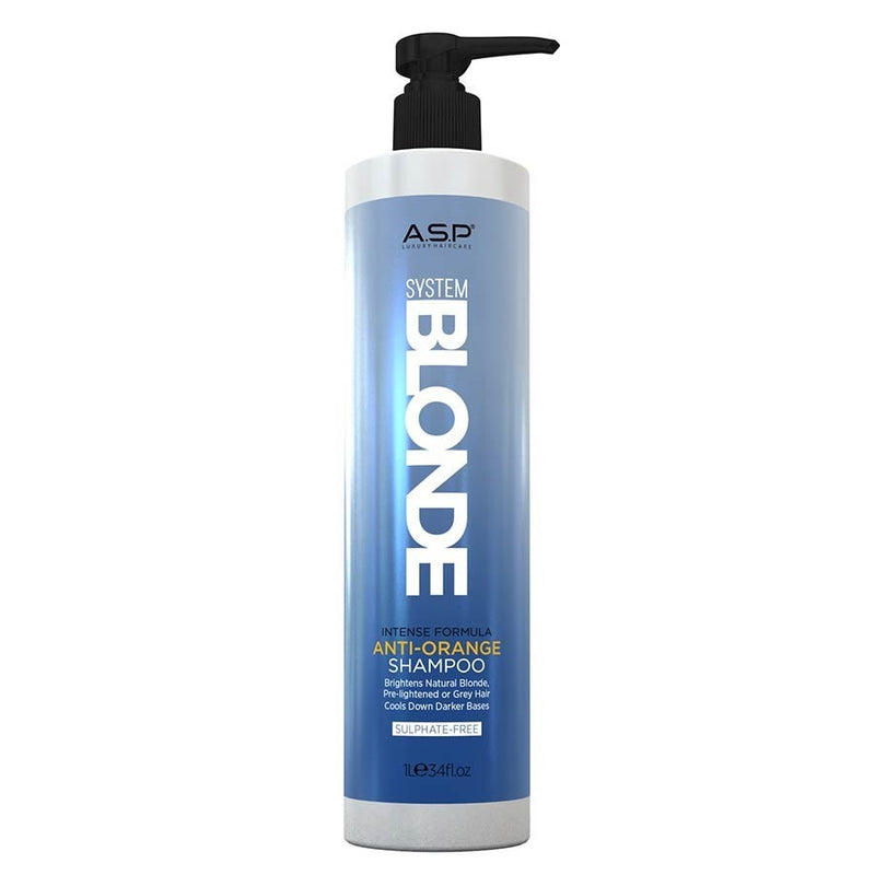 Kitoko ASP System Blonde Anti-Orange is an orange-extinguishing shampoo
