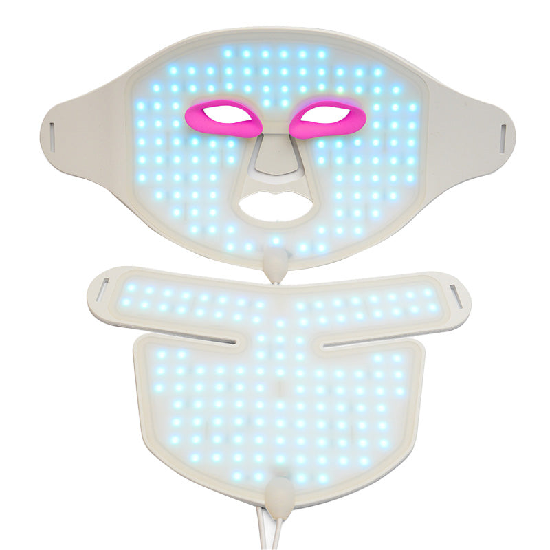 Silikoninė LED šviesos terapijos kaukė veidui ir kaklui Be OSOM Silicone Led Mask BEOSOMSGMSKNK