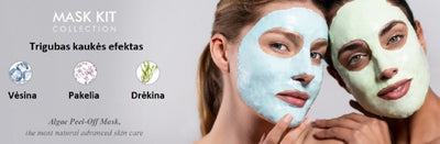 Альгинатная маска для лица Casmara Hydra Algea Peel Off Mask Kit CASA73002, увлажнение кожи лица, 2 раза