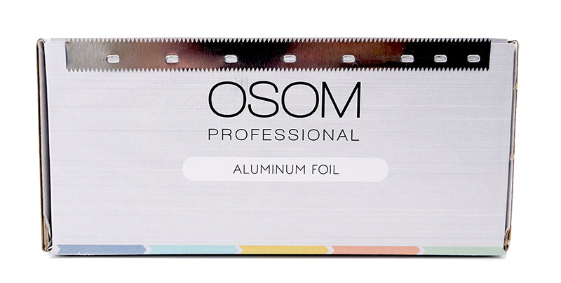 Aliuminio folija plaukų dažymui OSOM sidabrinė FOIL10015sid, 100 m