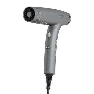 Hair dryer Osom Professional Gray OSOMPD5GY, with ion technology, foldable, gray color