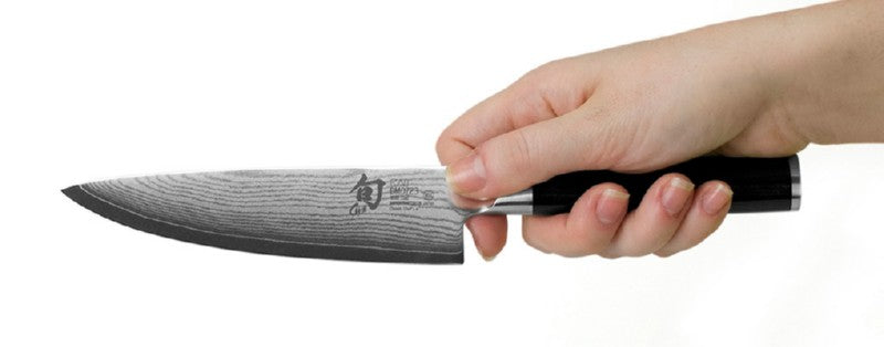 Нож из дамасской стали KAI Shun Classic 6" DM-0723 Нож поварской, лезвие 15 см