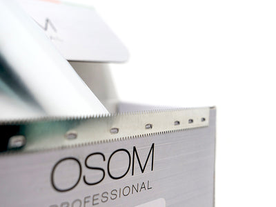 Aliuminio folija plaukų dažymui OSOM sidabrinė FOIL10015sid, 100 m