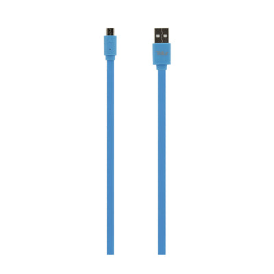 Кабель для передачи данных Tellur, USB — Micro USB, синий, 1 м.