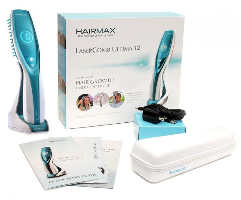 Лазерная расческа для волос HairMax Laser Comb Ultima 12, LASERCOMB, стимулирует рост волос