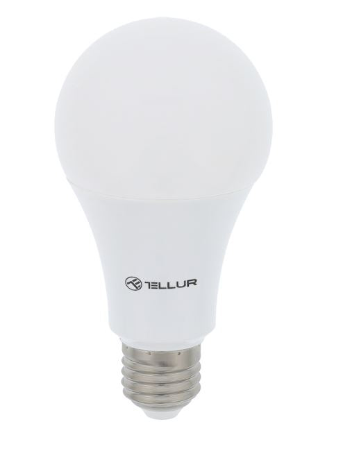Умная лампа Tellur WiFi E27 Белый/Теплый/RGB, Диммер