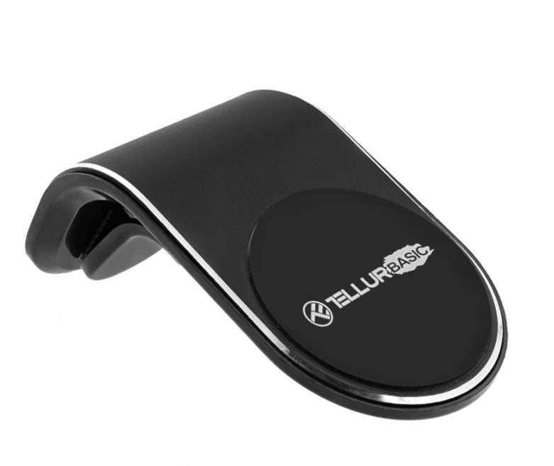 Автомобильный держатель телефона Tellur Basic, магнитный MCM7, крепление на вентиляционное отверстие, черный
