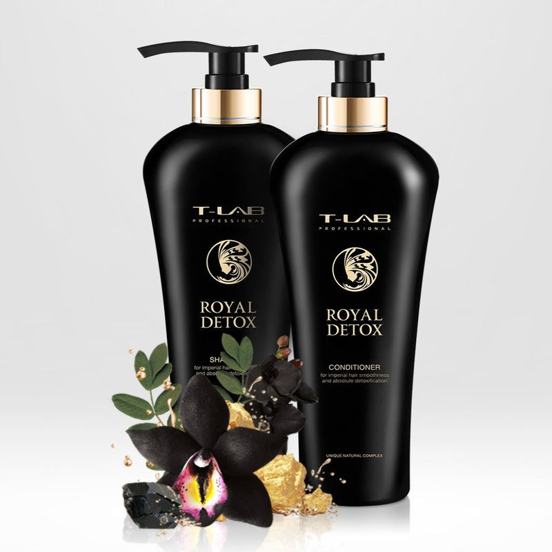 T-LAB Professional Royal Detox Set + gift of luxurious home fragrance with sticks