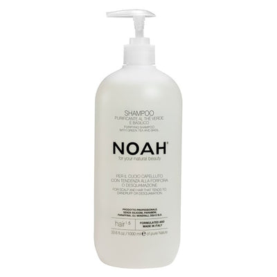 Noah 1.5. Purifying Shampoo With Green Tea Šampūnas nuo pleiskanų