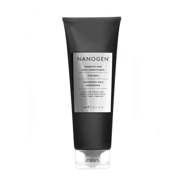Nanogen Shampoo &amp; Half-Conditioner Volumizing shampoo and conditioner for men, 240ml
