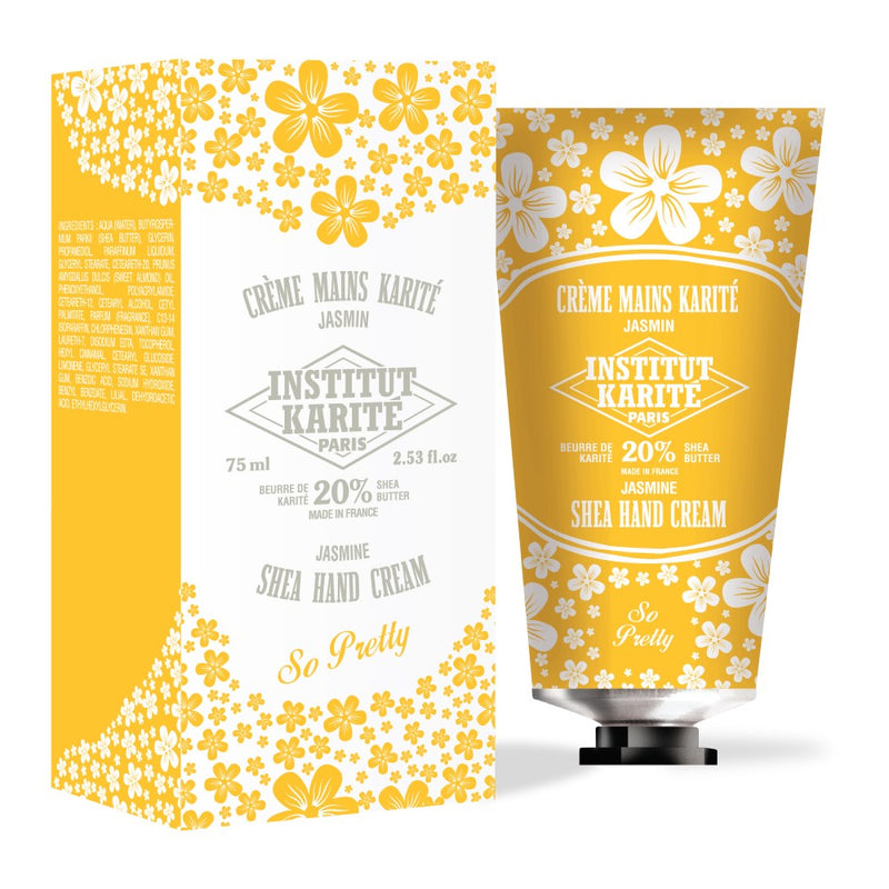 Institut Karite Paris Shea Hand Cream So Pretty - Jasmine Rankų kremas su taukmedžio sviestu - jazminų kvapo