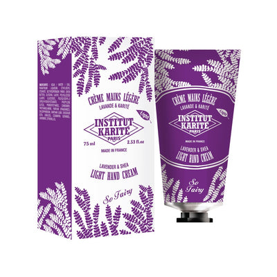 Institut Karite Paris Light Shea Hand Cream So Fairy - Lavender Rankų kremas su taukmedžio sviestu - levandų kvapo
