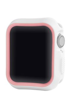 Защитный чехол Devia Dazzle Series (44 мм) для Apple Watch белый розовый