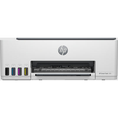 Принтер HP SmartTank 580 «все в одном» — ПОВРЕЖДЕНИЕ КОРОБКИ — цветные чернила A4, печать/копирование/сканирование, Wi-Fi, 22 стр./мин, 400–800 страниц в месяц 