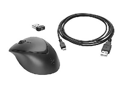 HP Wireless Premium Comfort Mouse - Black