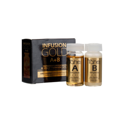Hair strengthening and nourishing product Infusion Gold A+B TAHE, 2 x 10 ml