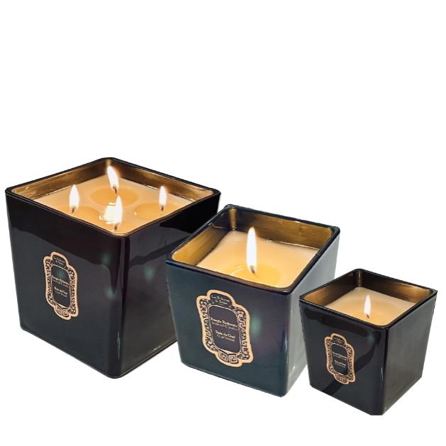 La Sultane de Saba candle WOOD set: 200 g; 400 g; 800 g + gift CHI Silk Infusion Silk for hair